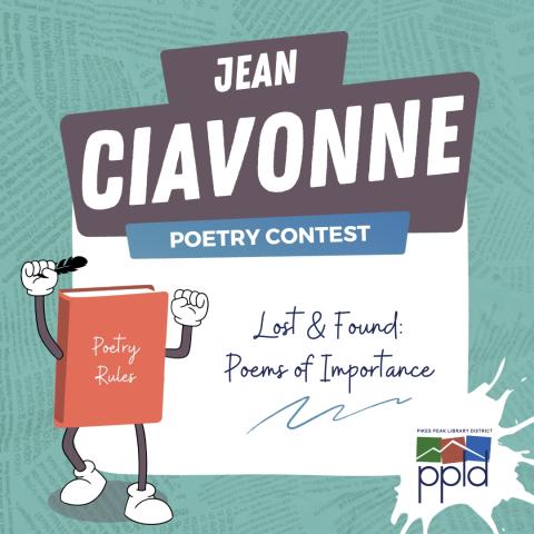 Jean Ciavonne Poetry Contest 2024