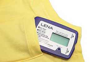 LENA device in vest LENA device in vest