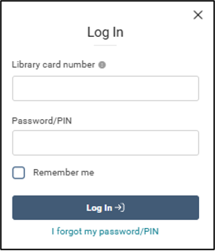 Log In Screen